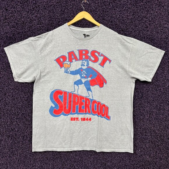 Pabst Blue Ribbon Supercool Beer Promo Oversized T-Shirt Size M/L - Picture 1 of 4